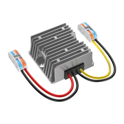 Spannungswandler 24V auf 12V DC 20A 240W mit Schnellverbinder für Golfwagen
