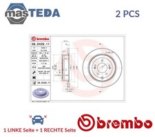 08D42911 BREMSSCHEIBEN SATZ HINTEN BREMBO 2PCS NEU OE QUALITÄT