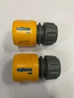 HOZELOCK END CONNECTOR  HOSEPIPE HOSE FITTING x 2