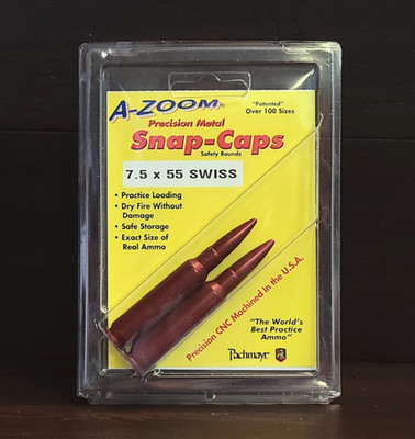 Pachmayr A-Zoom Metal Snap Caps 7.5 X 55 SWISS 2 Pack 12281