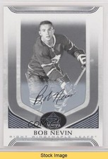 2020 Upper Deck SP Signature Edition Legends Silver Script Bob Nevin READ 0qr0