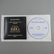 The Big Short FYC DVD Christian Bale Steve Carell Ryan Gosling Brad pitt Tested