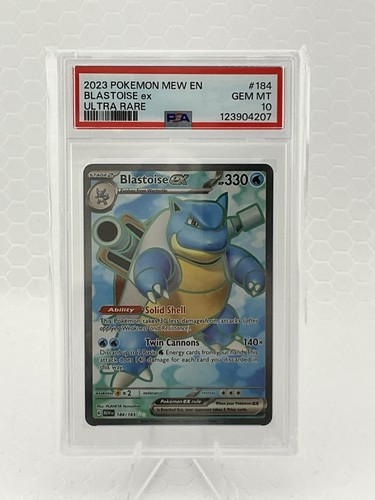 Blastoise ex graded PSA 10 for sale on eBay