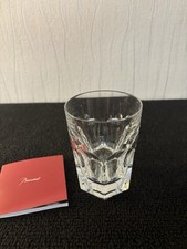 Verres à whisky modèle Harcourt cristal Baccarat  h : 9.5 cm