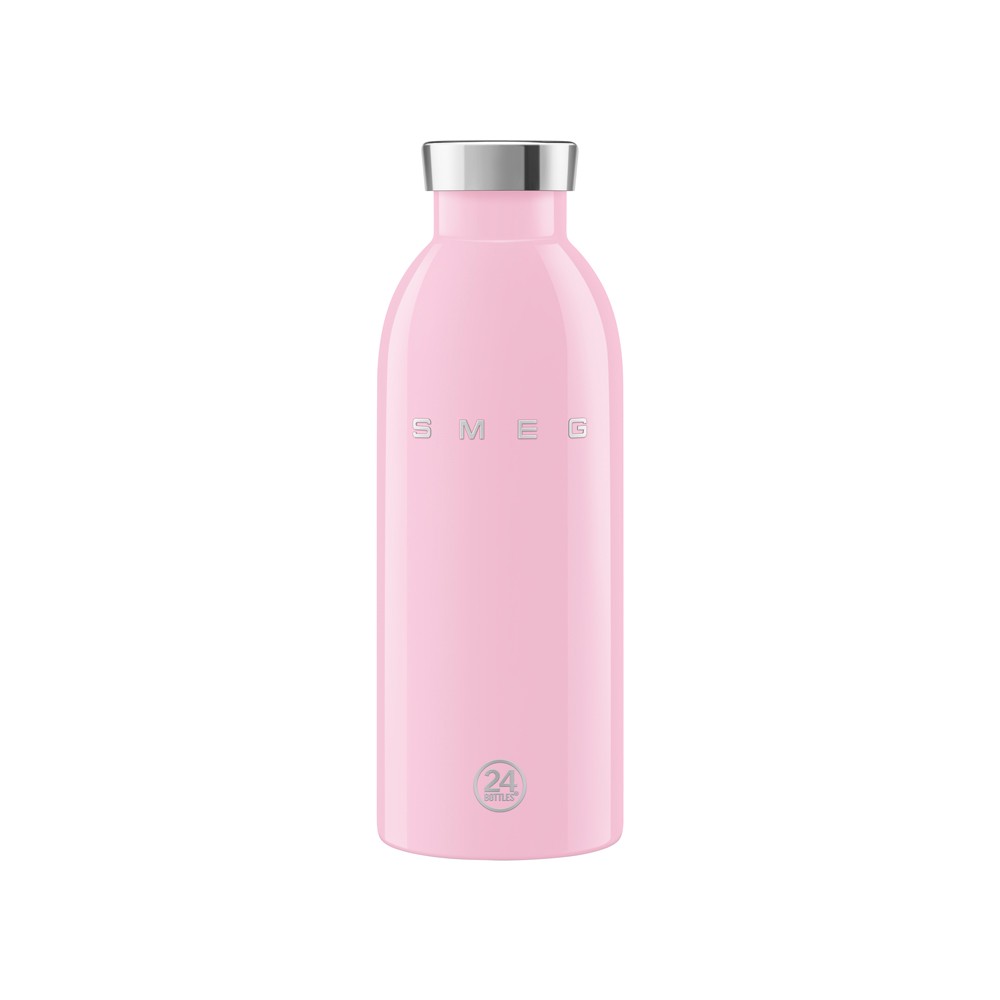 Bouteille isotherme inox 18/8 rose 0,5L acier inoxydable gourde de voyage portable