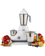 Image of GEEPAS 3-in-1 Mixer Grinder Blender White 750W Motor 3 Jars Liquids Foods