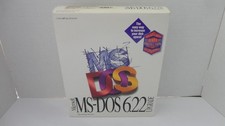 Microsoft MS DOS 6.22 Upgrade Vintage Computer Software Program New Open Box