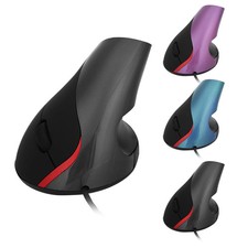 1600DPI USB Vertical Wired Mouse Comfort Design Wrist Rest Gaming Mice for PC