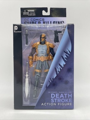 Death Stroke  2013 DC Comics SuperVillains DEATHSTROKE Action Figure NOS NIB 