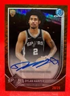 DYLAN HARPER 2025-26 BOWMAN CHROME 20/25 ON CARD AUTO SNAKE SKIN REFRACTOR RC