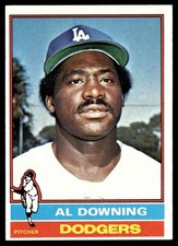 1976 Topps Al Downing Los Angeles Dodgers #605