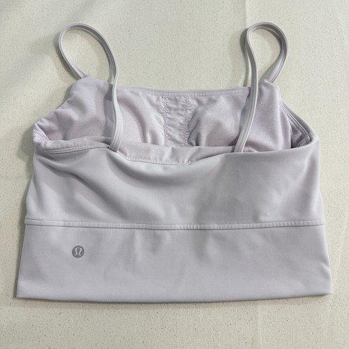 Lululemon Wunder Train Strappy Tank Top Light Purple Size 6