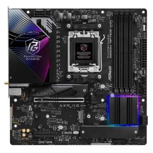 Asrock Phantom Gaming B850M Riptide WiFi AMD B850 Socket AM5 micro ATX