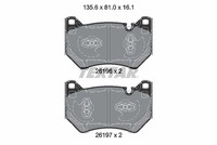 Textar BremsbeläGe BremsklöTze Vorne FüR Audi Q5 FYB 50 TDI Quattro 2619601