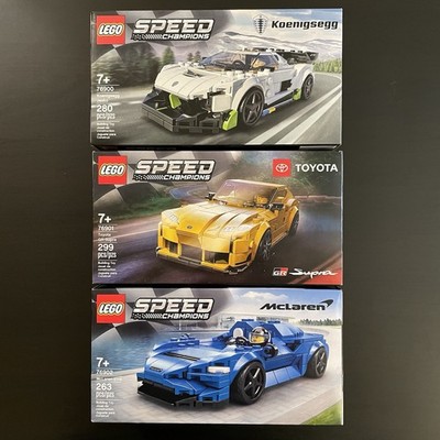 LEGO Speed Champion 76900 Koenigsegg Jesko 76901 Toyota Supra