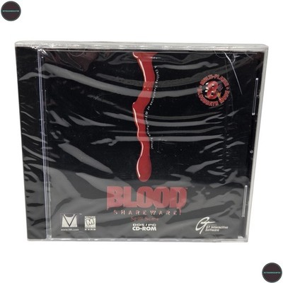 Blood Shareware IBM PC CD-Rom Spiel Jewel Case GT Interactive 1997 SEALED NEW