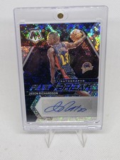 2022-23 Panini Mosaic Fast Break Autographs Disco Prizm Jason Richardson