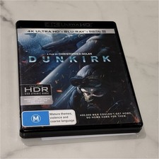 Dunkirk 4K UHD + Blu-ray (3-Disc) HDR (M) Christopher Nolan - Express Post