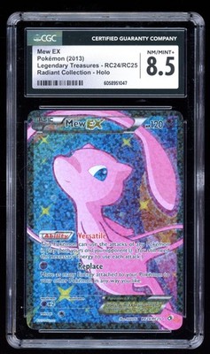 Mew EX - #RC24 Legendary Treasures - Englisch - CGC 8.5 NM-MT+