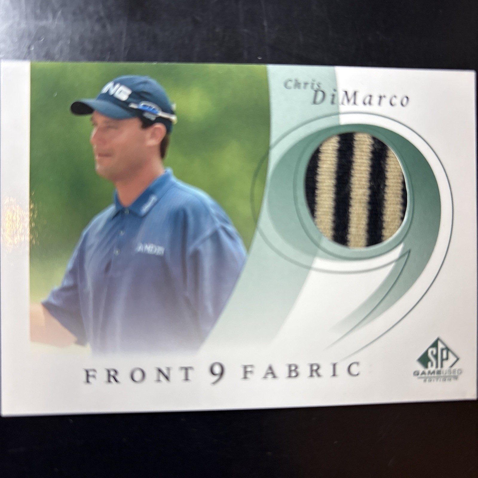 2002 SP Game Used Edition - Front 9 Fabric Chris DiMarco #F9S-CD (MEM)