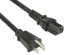 6ft 16AWG HEAVY DUTY OEM Universal Power Cord NEMA 5-15P-IEC 60320 C13 13A 125V