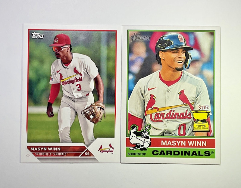 2023 Topps Pro Debut Masyn Winn rookie card