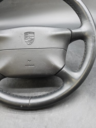 98-05 PORSCHE BOXSTER 986 CARRERA 996 911 993 ? STEERING WHEEL BLACK SW4-953 - Picture 4 of 20