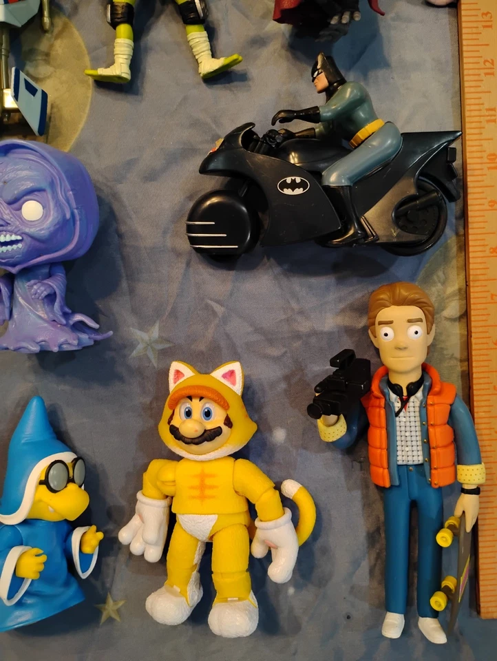 Figura de acción LOTE MIXTO de 22: Batman, Spider Man, Tortugas Ninja, Power Rangers Foto 2 de 4