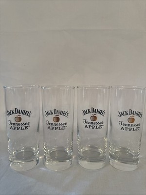 Jack Daniels Tennessee Apple (6.25'' Tall w/ Golden Apple) High Ball Glass (EUC)
