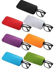 Soft Eyeglass Cases Felt Reading Glasses Case Portable Travel 7 Pcs