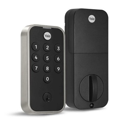 Yale Code Black Suede Keypad Electronic Deadbolt Lock