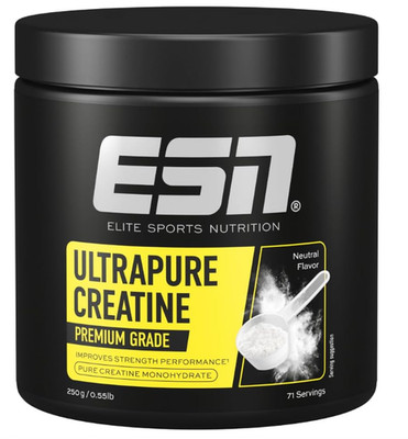 ESN Ultrapure Creatine Monohydrate, 250 g, 71 Portionen, Creatin Pulver