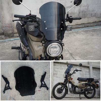 METER VISOR SHIELD BLACK WINDSHIELD WINDSCREEN HONDA CT125 TRAIL125 2020-24