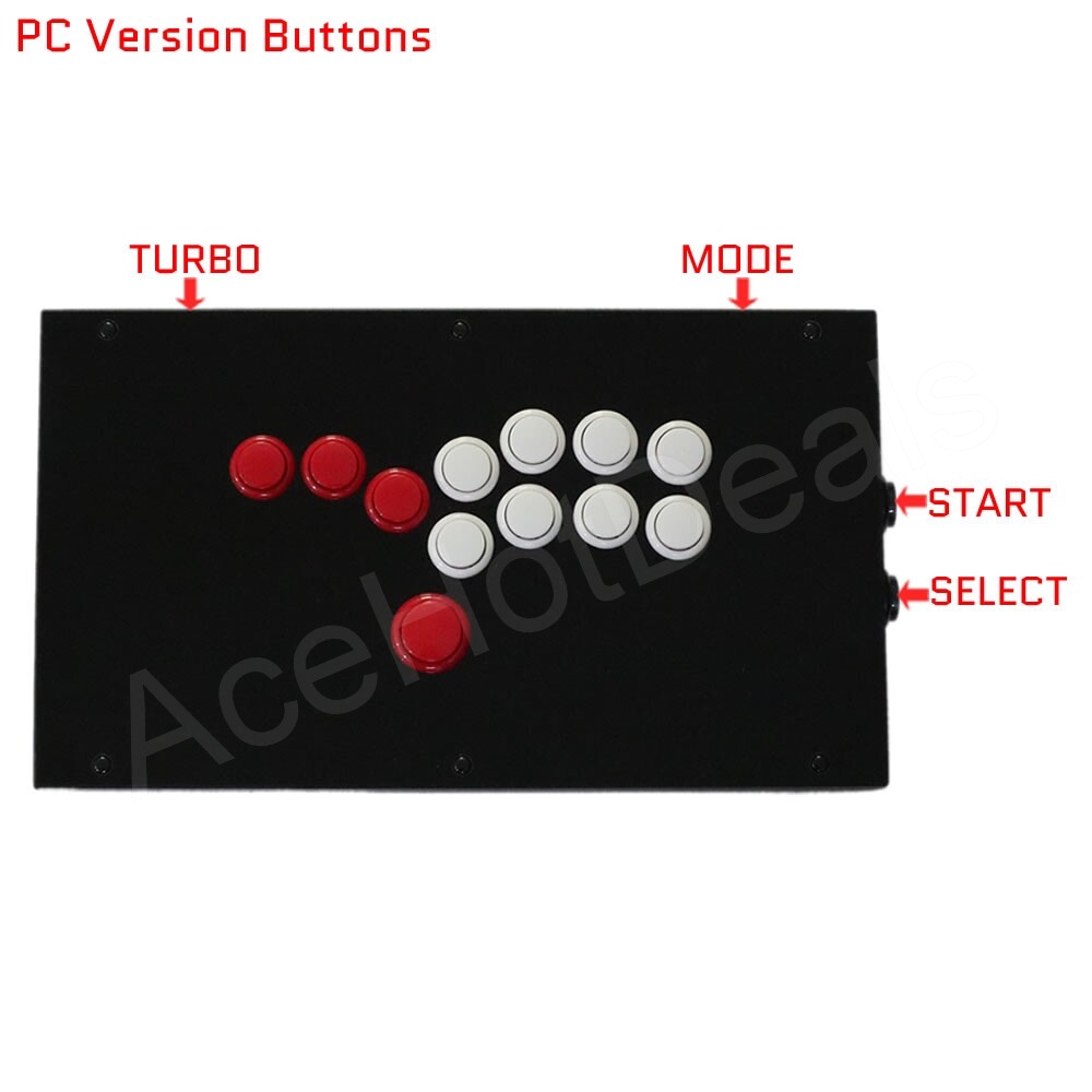 F1 All Buttons Hitbox Arcade Joystick Game Controller PS4/PS3/Xbox