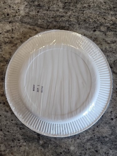 Vintage Hallmark blau Gänseblümchen Papp Party Teller acht 7 Zoll - Bild 4 von 4