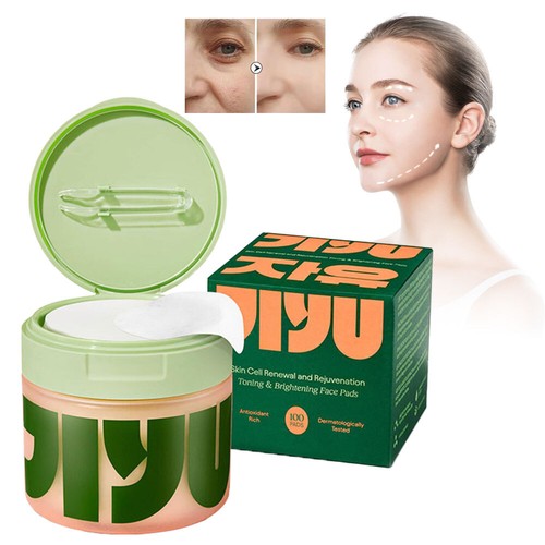 Jiyu Korean Skincare Anti-Aging, Dark Spot & Wrinkle Minimizing Toner Pads GV - Picture 2 of 11