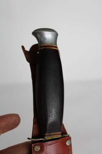 Vintage F. A. Bower Co. Solingen Fixed Blade Skinner Knife - Picture 4 of 24