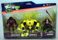Ben 10 - Ultimate Alien - Alien Collection - 3 Figure Set - Water Hazard, & With Ben 10 - Ultimate Alien - Alien Collection - 3 Figure Set - Water Hazard, & With