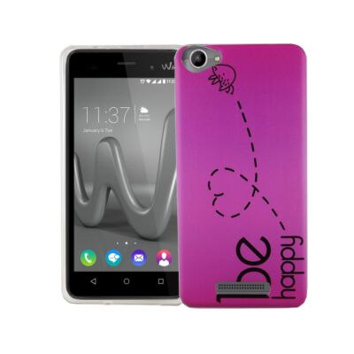 Wiko Jerry Max Hülle Case Handy Cover Schutz Tasche Schutzhülle Bumper Etui Pink