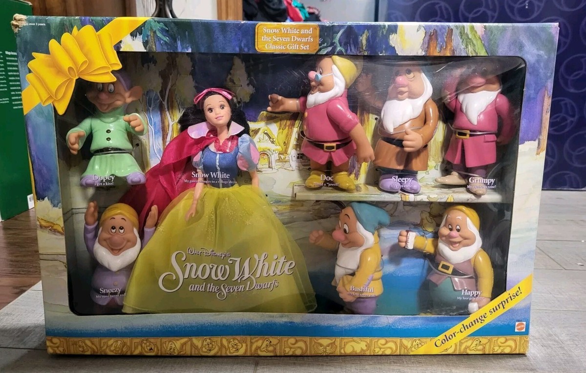 Disney Snow White and the Seven Dwarfs Classic Set Mattel 1993