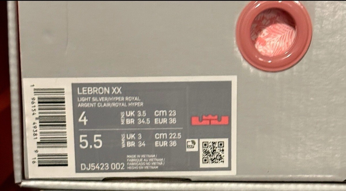 Size 4 - Nike LeBron 20 Nike Lifer for sale online | eBay
