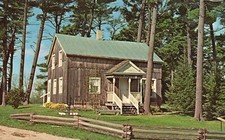 Postcard WI near Manitowoc Sorenson Home Pine...