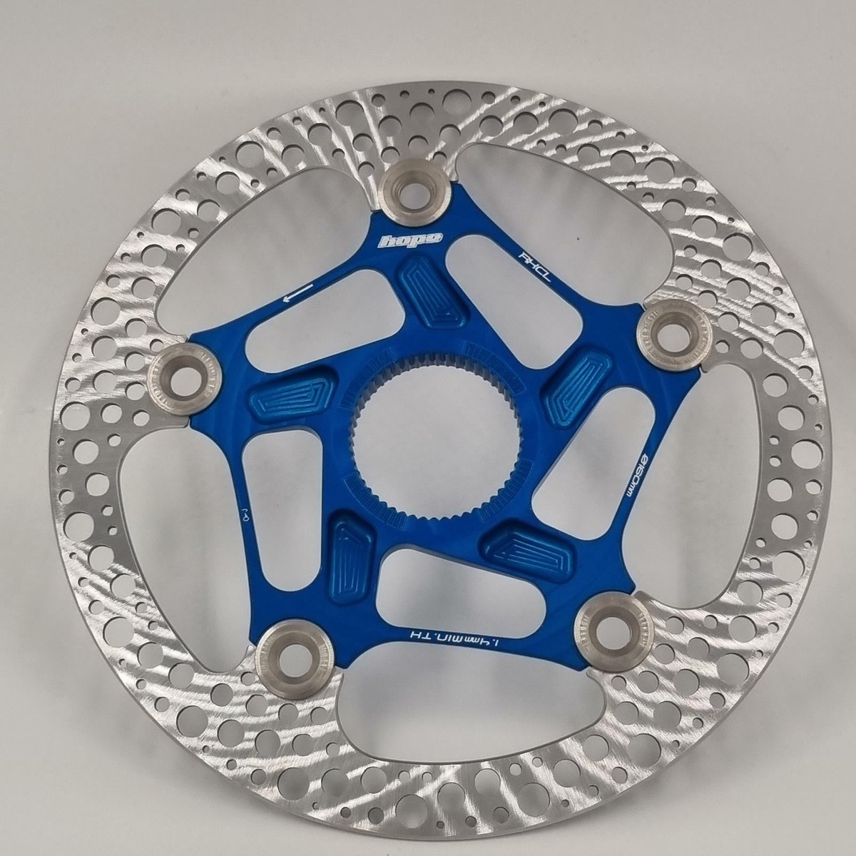 Hope ディスクローター ブルー　センターロック160mm 2枚セット Hope ディスクローター ブルー センターロック160mm 2枚セット