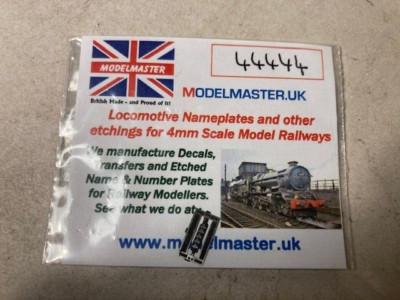 Model Master Radierung 44444, Spur 4mm Modelleisenbahn Lokomotiven Nmeplates