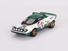 1975 Lancia Stratos HF Rally Sanremo Winner 11- White Mini GT Diecast 1:64 -