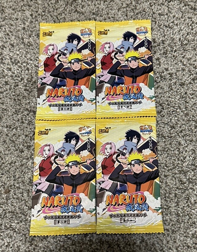 NARUTO Shippuden Trading Card Game CCG (4) Sealed Booster Packs | eBay