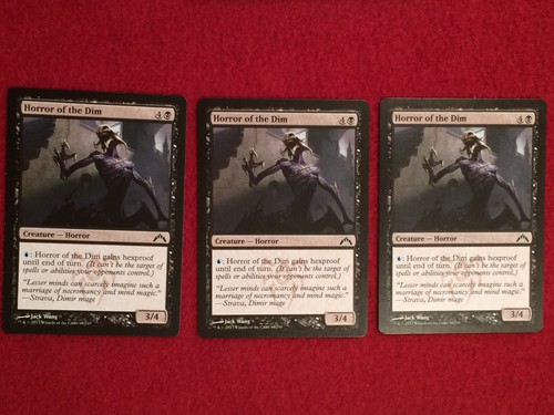 MTG X3 Horror of the Dim Gatecrash Magic the Gathering Black Creature Cards