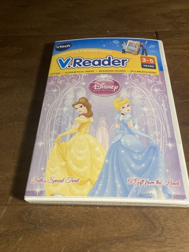 Vtech V.Reader Disney Princess Belle's Special Treat and A Gift from the Heart - Picture 3 of 7