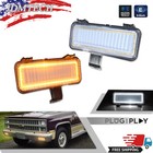 Fit For Silverado 1981/82 Chevy C10 GMC Front Switchback LED Signal Lamps Lights