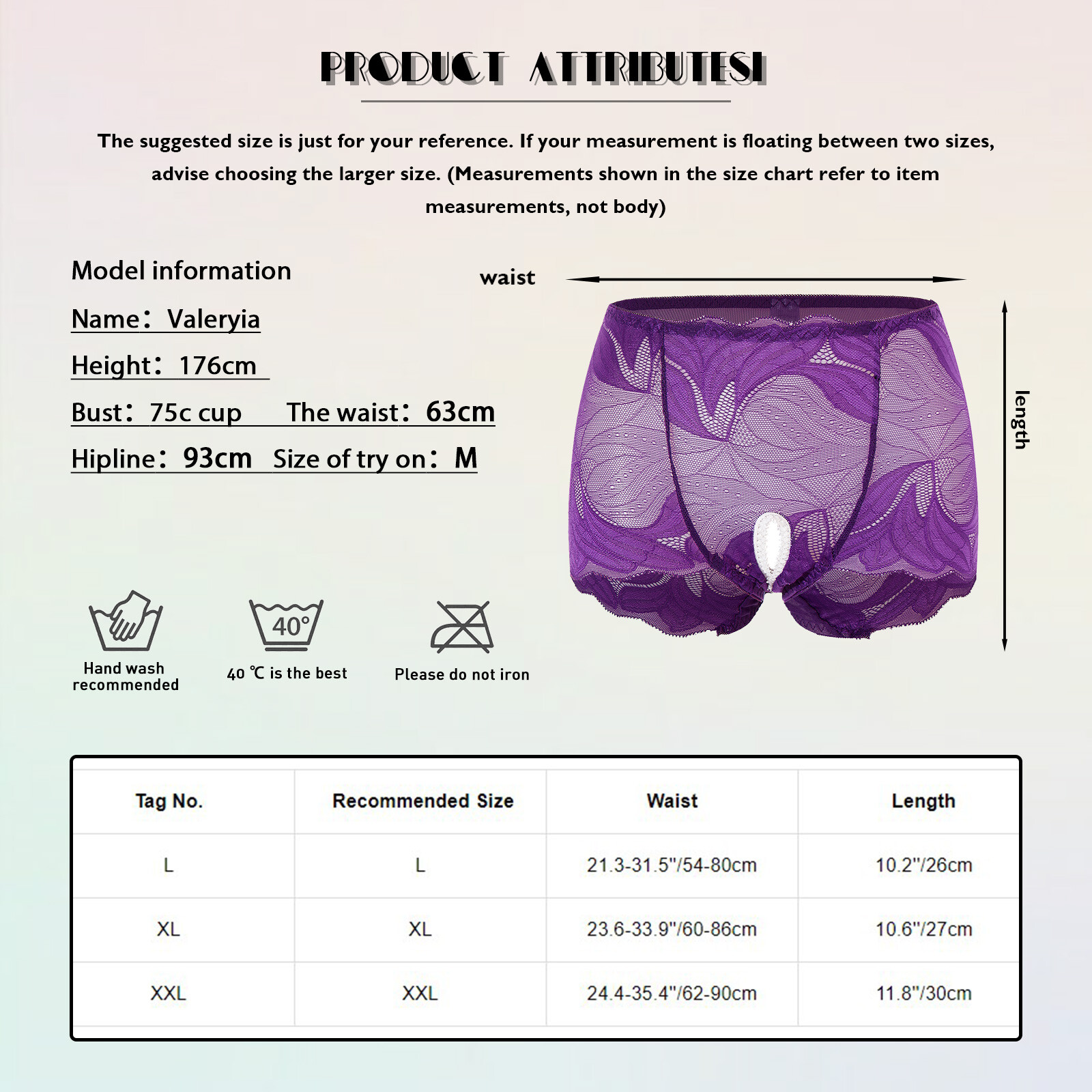 Women's See Through Floral Lace Briefs Panties Open Crotch Boyshorts